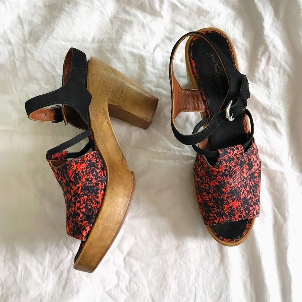 Rachel Comey Spade Peep toe platform heel